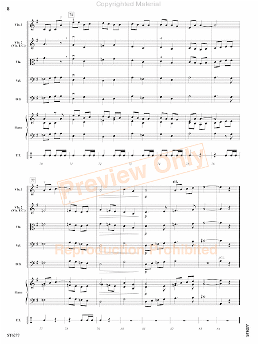 The Huron Carol The Huron Carol String Orchestra scores gallery preview page 9