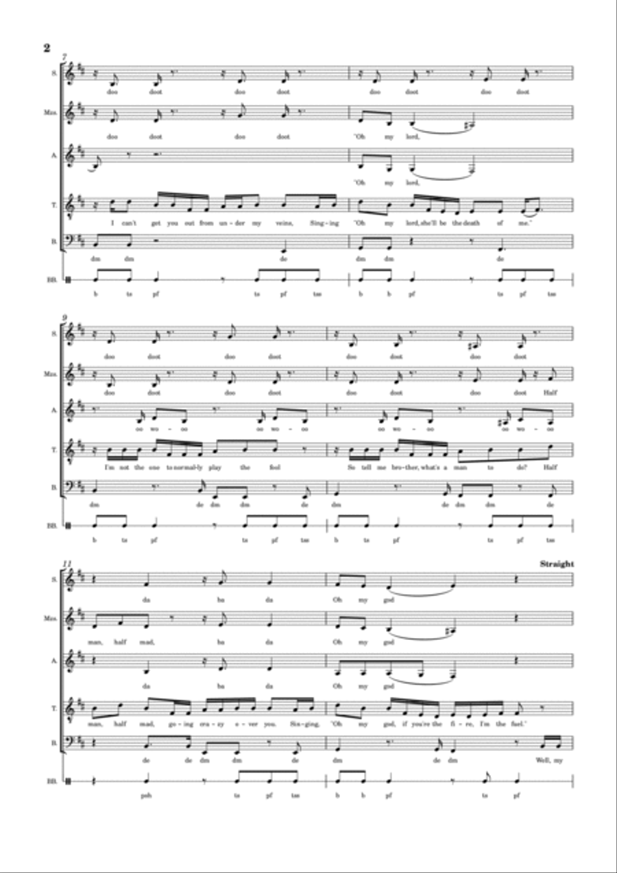 Play With Fire Play With Fire A Cappella scores gallery preview page 2