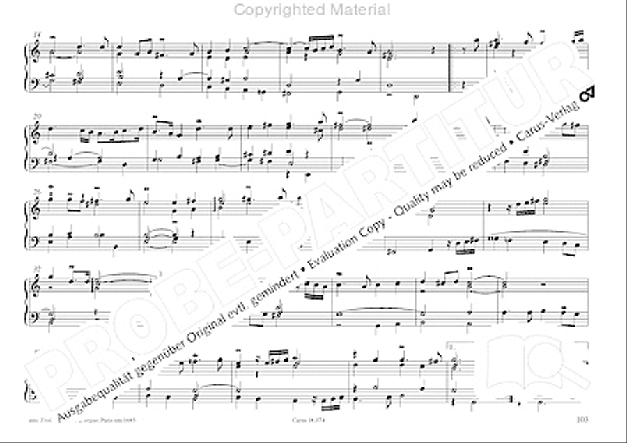 Organo pleno. Orgelstucke zum Ein- und Auszug Organ Solo scores gallery preview page 111