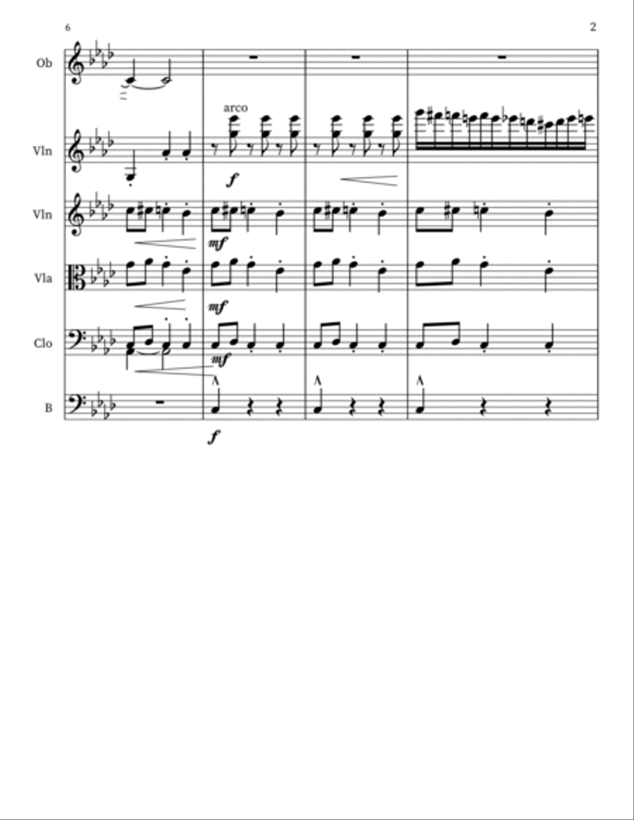 Aleksey's Trek String Orchestra scores gallery preview page 2