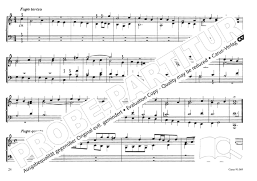 Musikalischer Blumenstrauss Organ Solo scores gallery preview page 27
