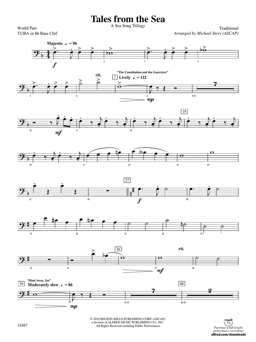 Tales from the Sea: (World Part) B-flat Tuba B.C.