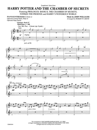 Book cover for Harry Potter and the Chamber of Secrets, Symphonic Suite from: Piano Accompaniment