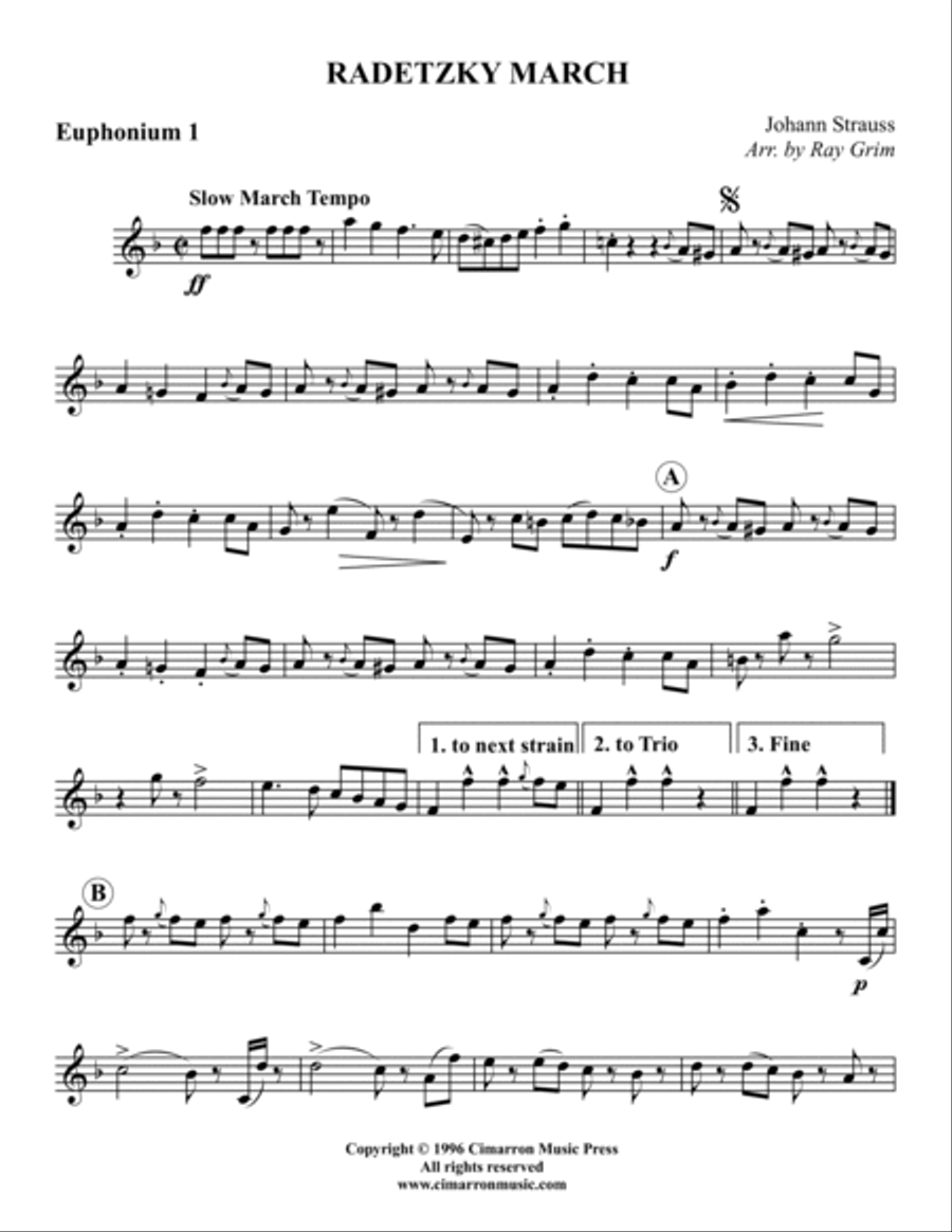 Radetzky March EETT scores gallery preview page 6