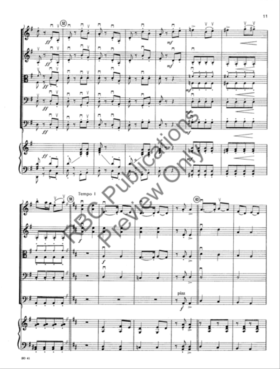 Colorado Suite String Orchestra scores gallery preview page 14