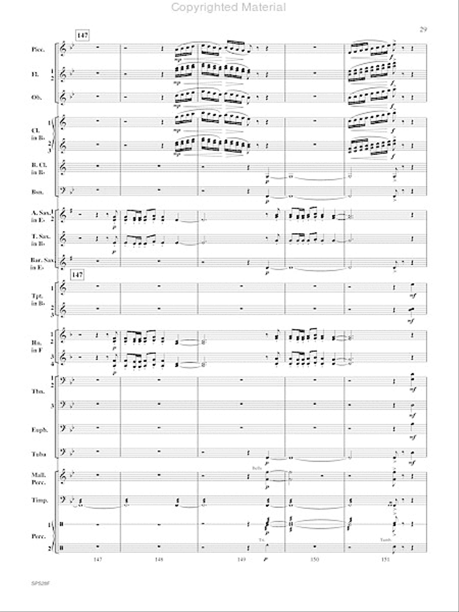 Holiday Portraits Holiday Portraits Concert Band scores gallery preview page 30