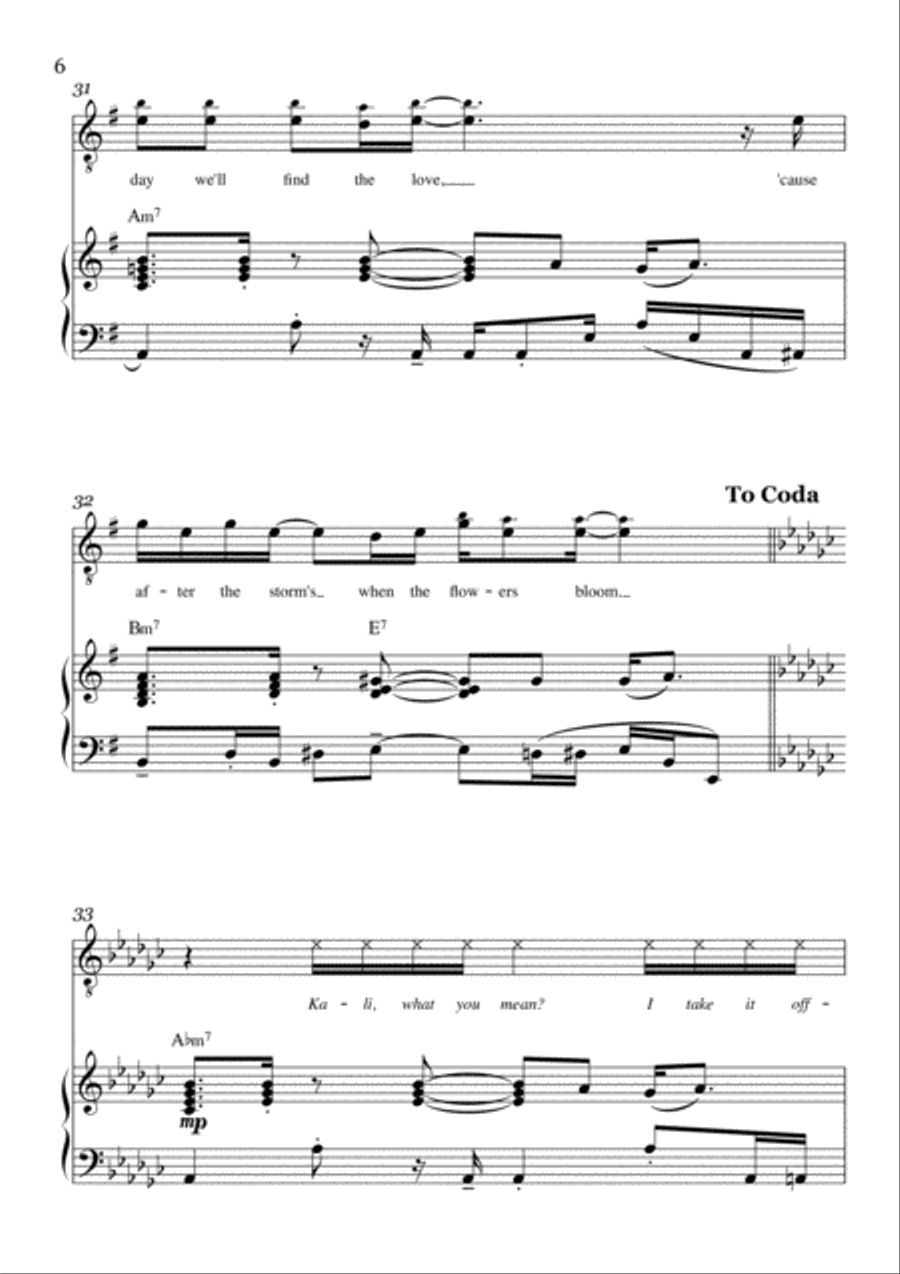 After The Storm Voice scores gallery preview page 6