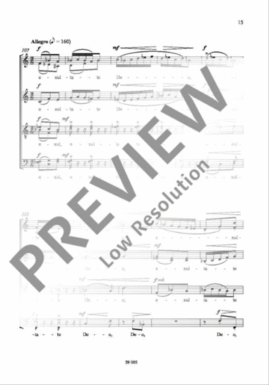 Exultate Deo SSAATTBB scores gallery preview page 16