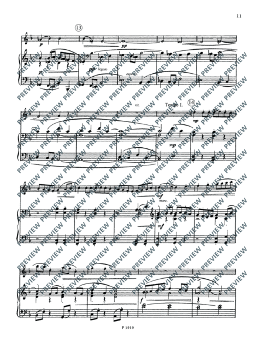 Sonata Sonata Piano Accompaniment scores gallery preview page 12