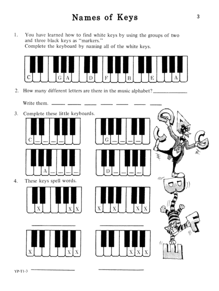 Young Pianist Theory Pages 1