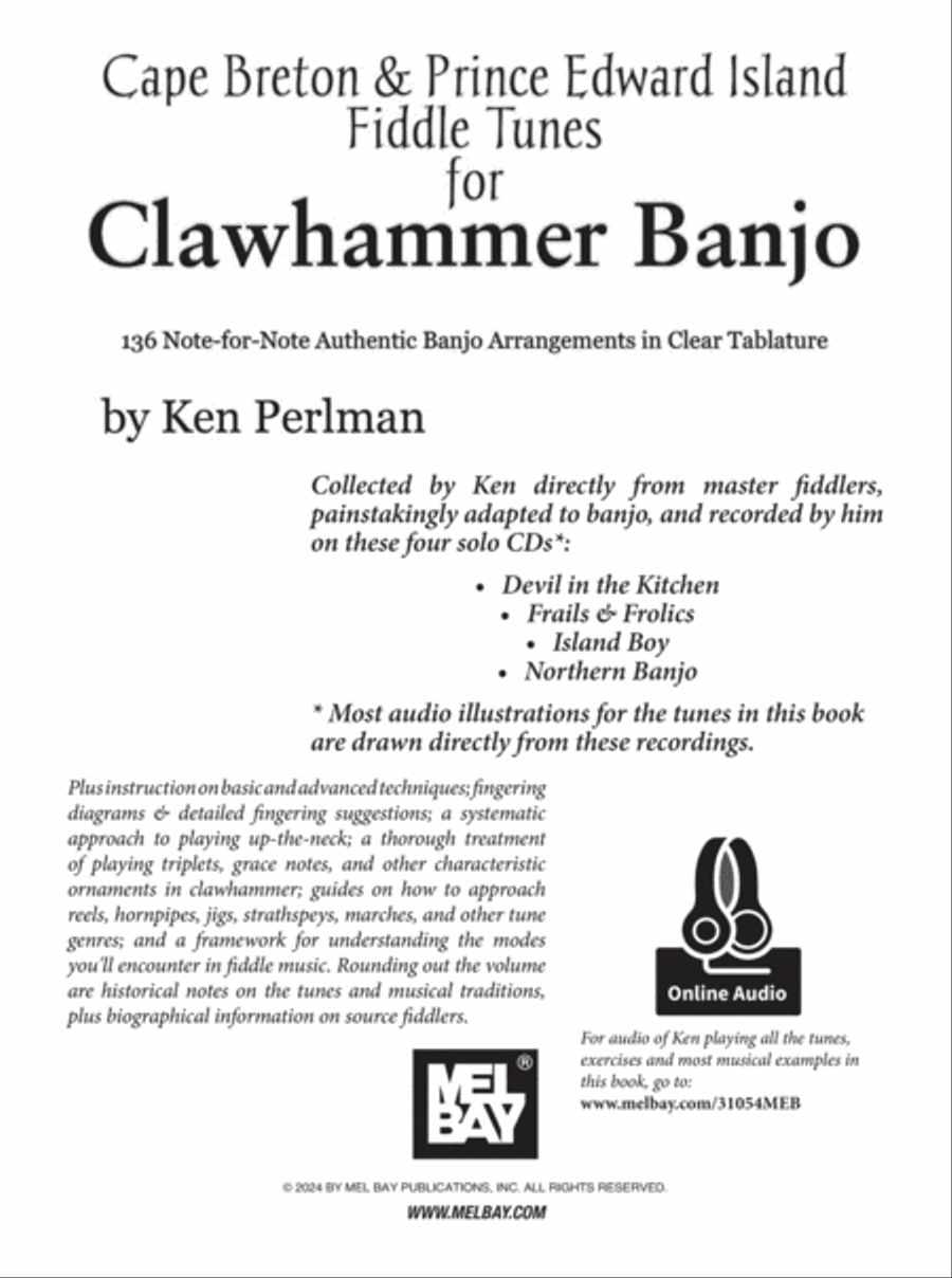 Cape Breton & Prince Edward Island Fiddle Tunes for Clawhammer Banjo Banjo scores gallery preview page 2