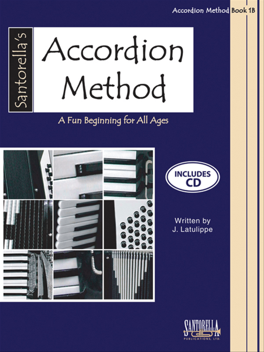 Santorella's Accordion Method * Book 1B * with CD Accordion scores gallery preview page 1