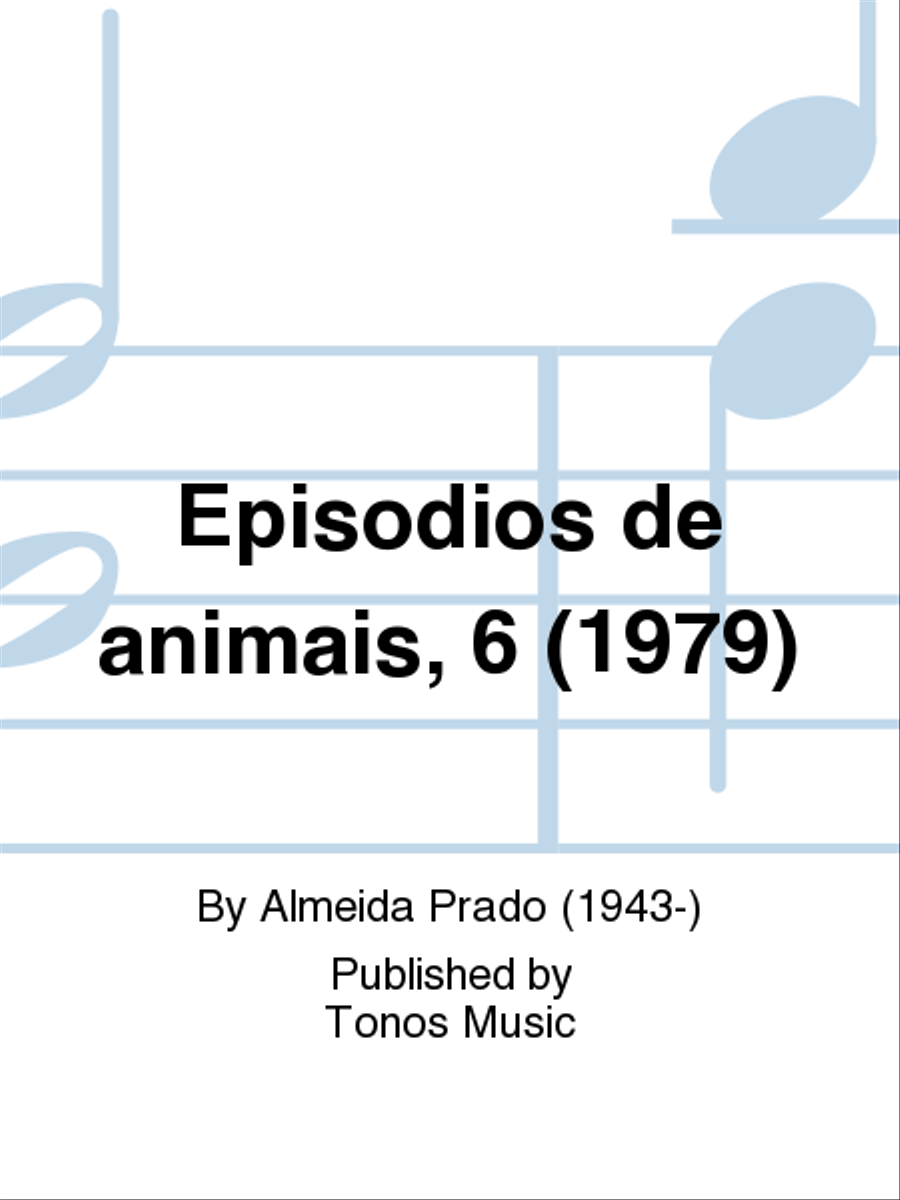 Episodios de animais, 6 (1979) Piano Duet scores gallery preview page 1