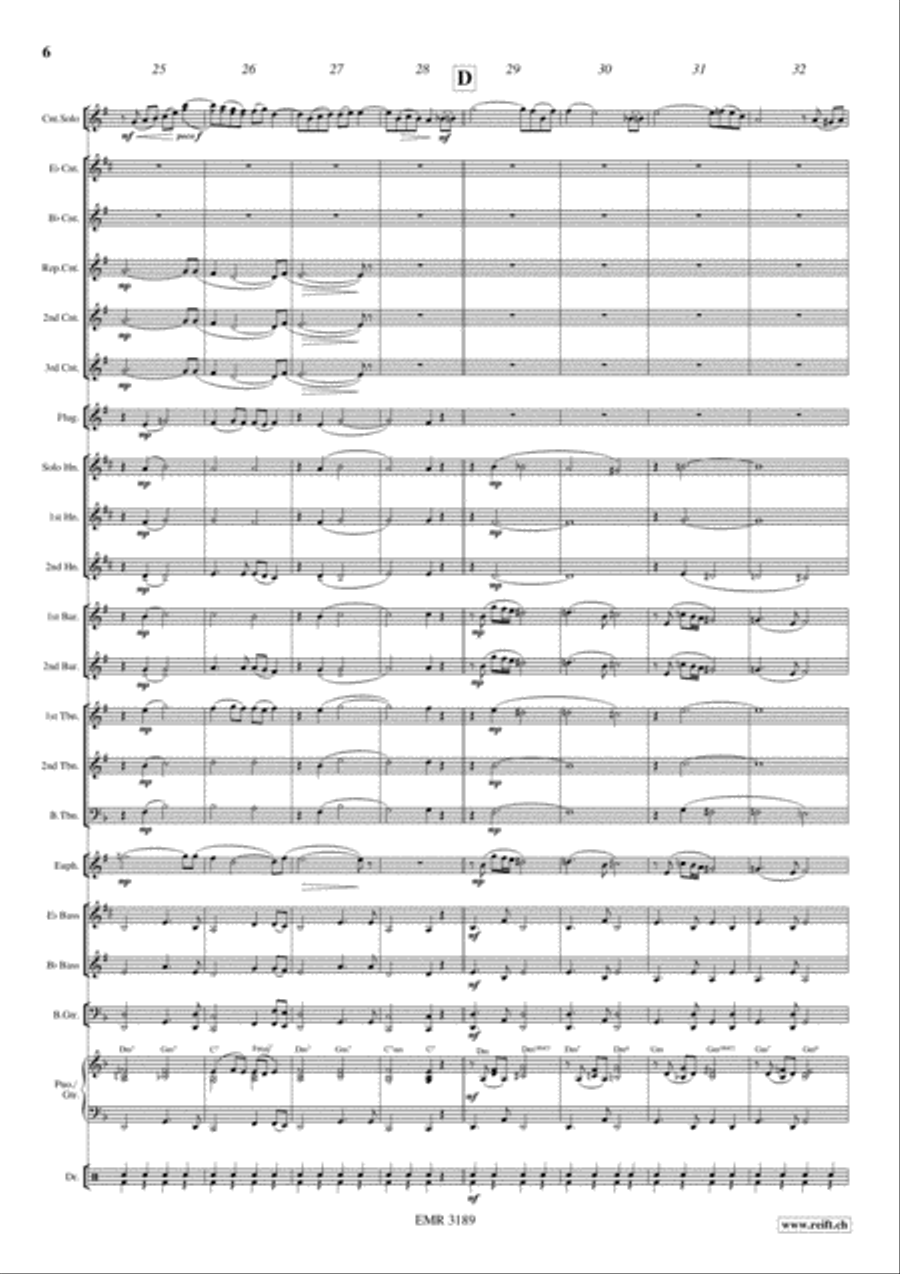 A Trumpeter's Pleasure A Trumpeter's Pleasure Brass Band scores gallery preview page 7
