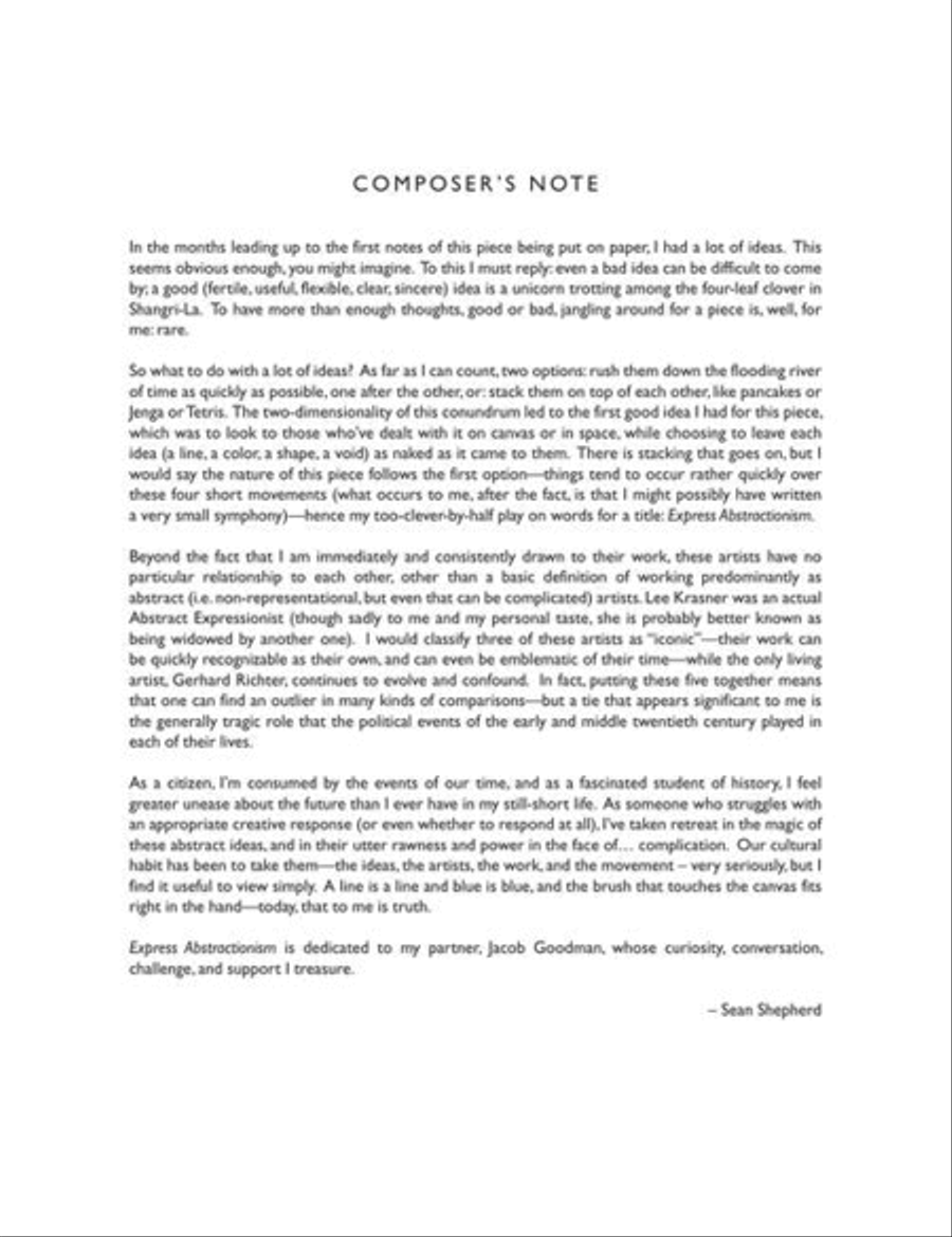 Express Abstractionism Orchestra scores gallery preview page 4