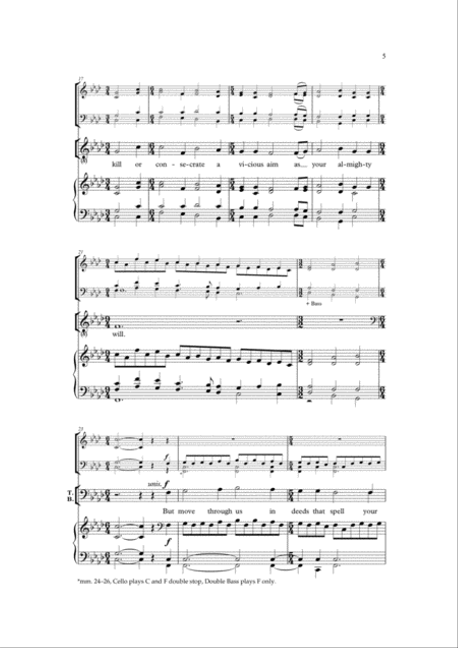 Too often, God, your name is used 4-Part scores gallery preview page 4