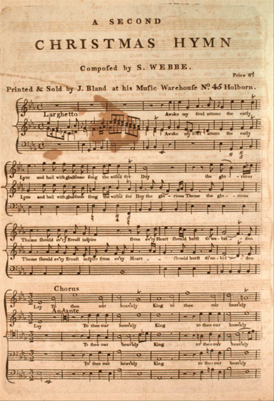 A Second Christmas Hymn Voice scores gallery preview page 1