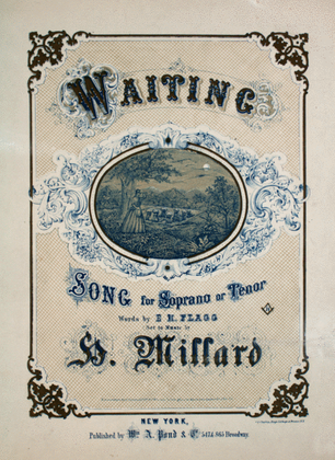 Waiting. Song for Soprano or Tenor with Flute or Violin Obligato