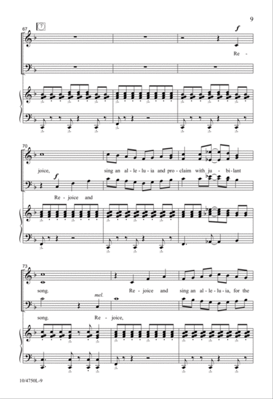 Christmas Fanfare 3-Part scores gallery preview page 9