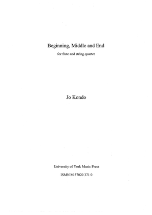 Book cover for Beginning, Middle And End