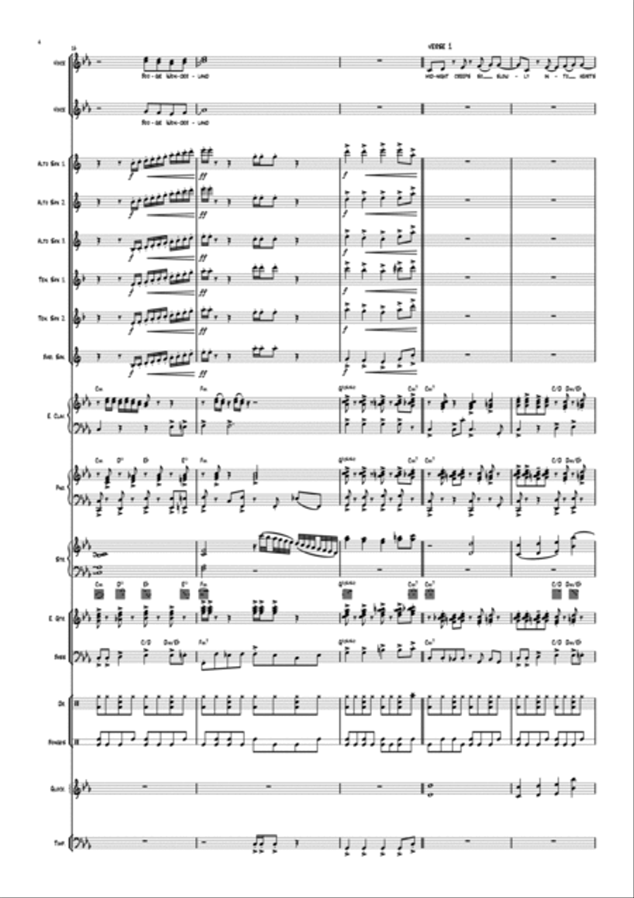 Boogie Wonderland Jazz Ensemble scores gallery preview page 4
