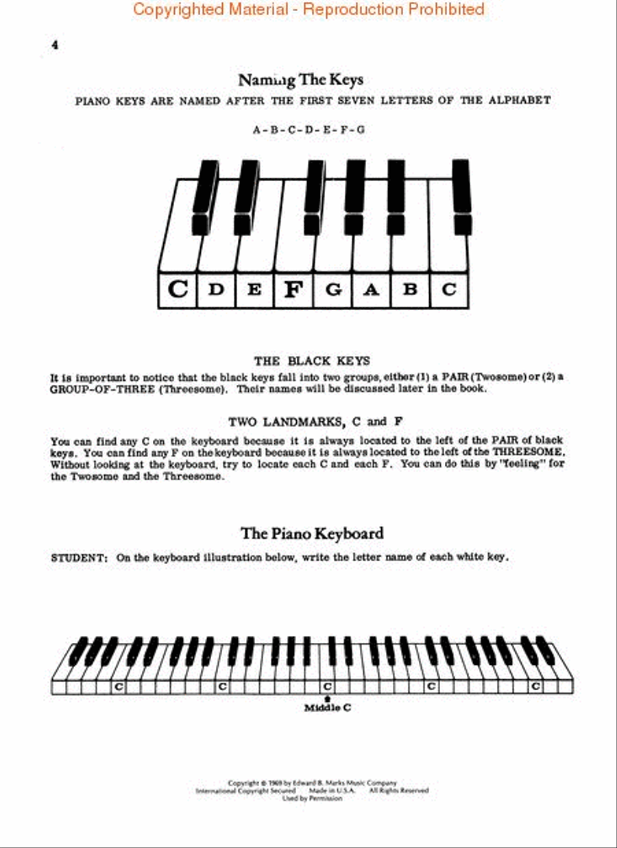 Mark Nevin - Piano for Adults Book 1 Piano Method scores gallery preview page 2