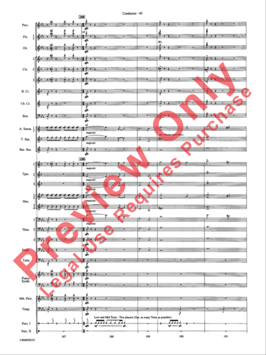 Symphonic Suite from Star Wars: Episode III Revenge of the Sith Concert Band scores gallery preview page 48