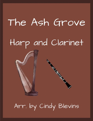 The Ash Grove, for Harp and Clarinet