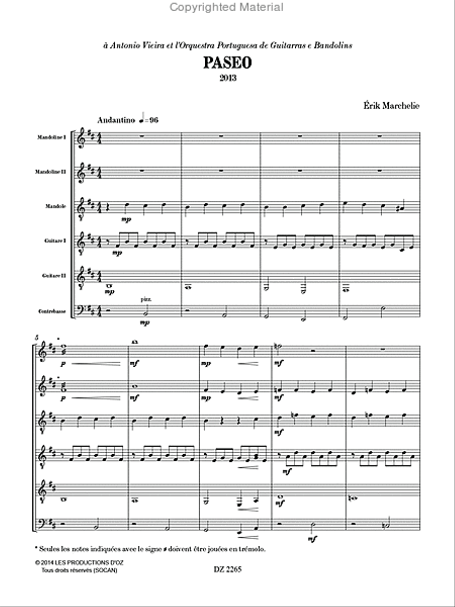Paseo Orchestra scores gallery preview page 2