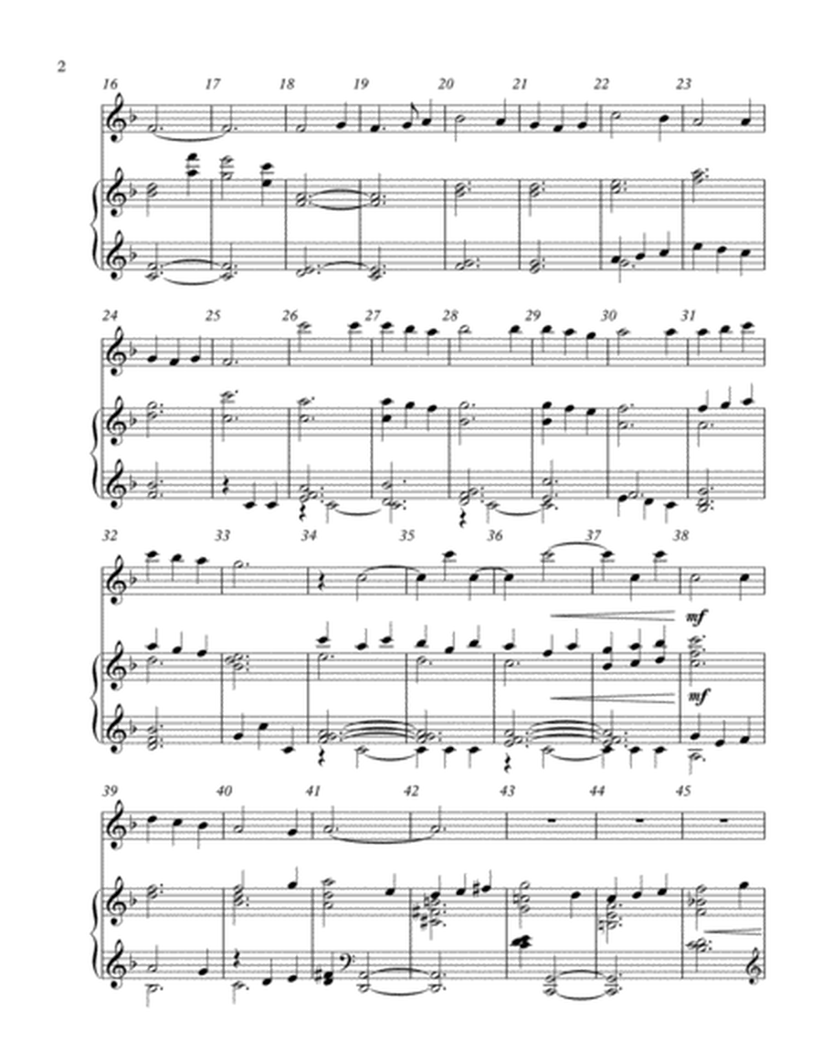 Come Thou Long-Expected Jesus - Handbell Solo and Piano image number null