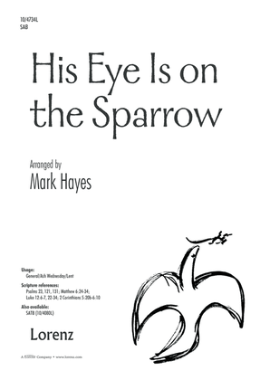 Book cover for His Eye is on the Sparrow