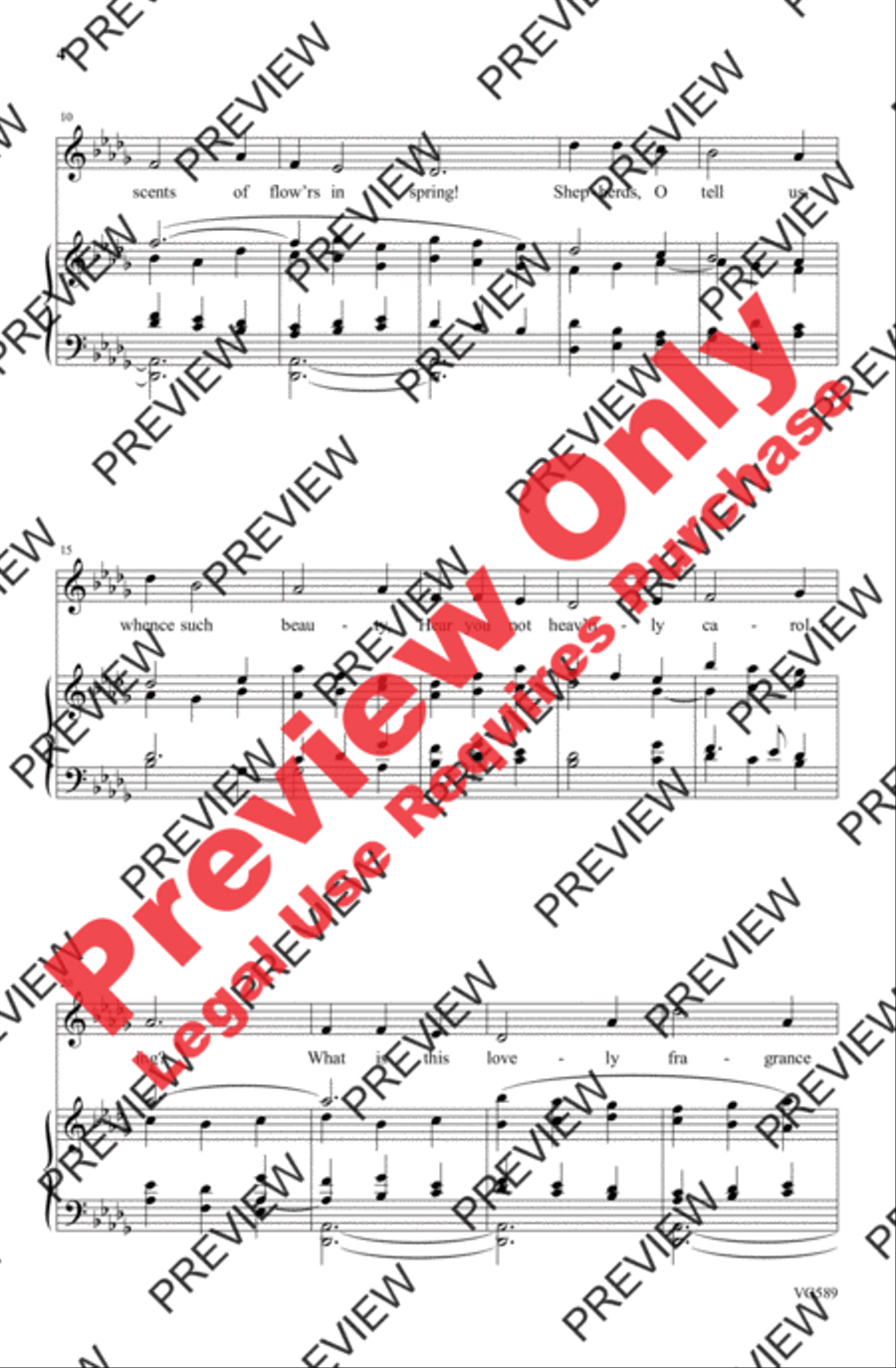 What Is This Lovely Fragrance? 4-Part scores gallery preview page 3