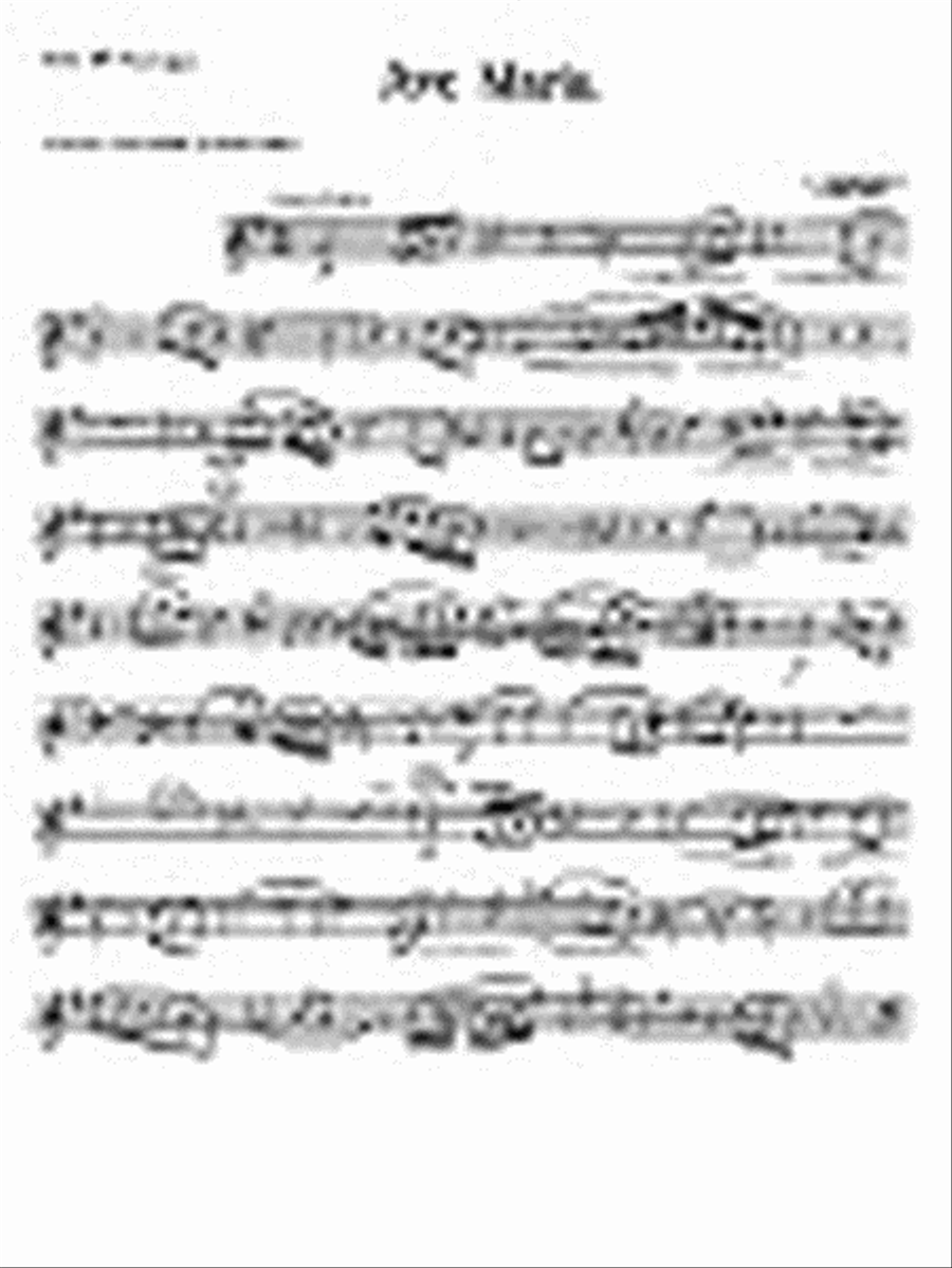 Ave Maria Trumpet Solo scores gallery preview page 3