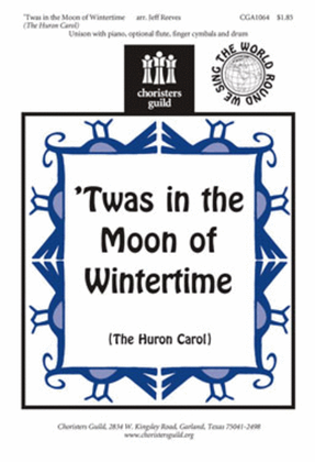Book cover for 'Twas in the Moon of Wintertime (The Huron Carol)