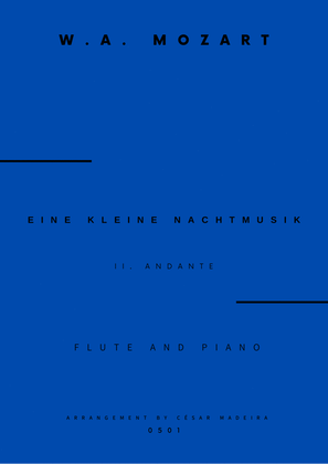 Eine Kleine Nachtmusik (2 mov.) - Flute and Piano (Full Score and Parts)