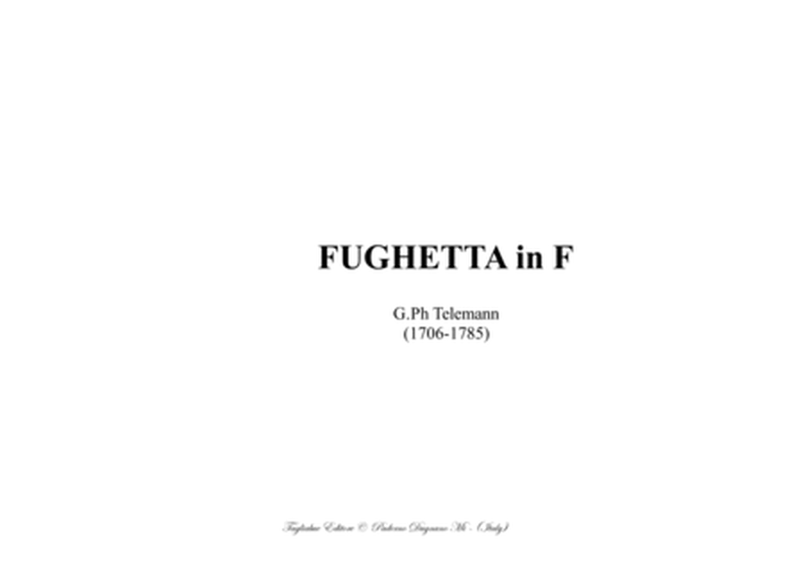 LITTLE FUGUE in F - For organ image number null