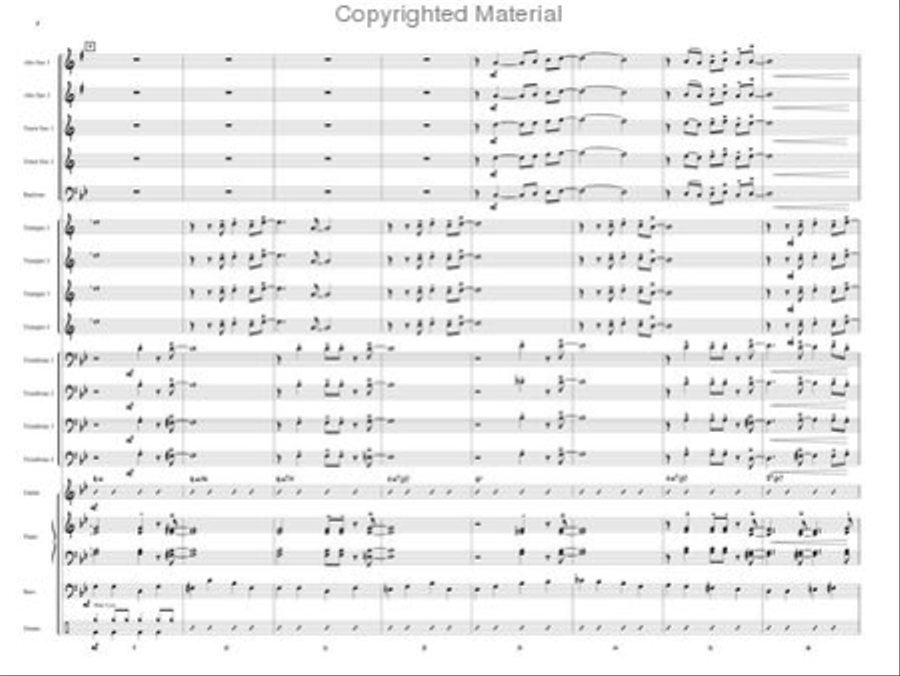 Minor Details Jazz Ensemble scores gallery preview page 3