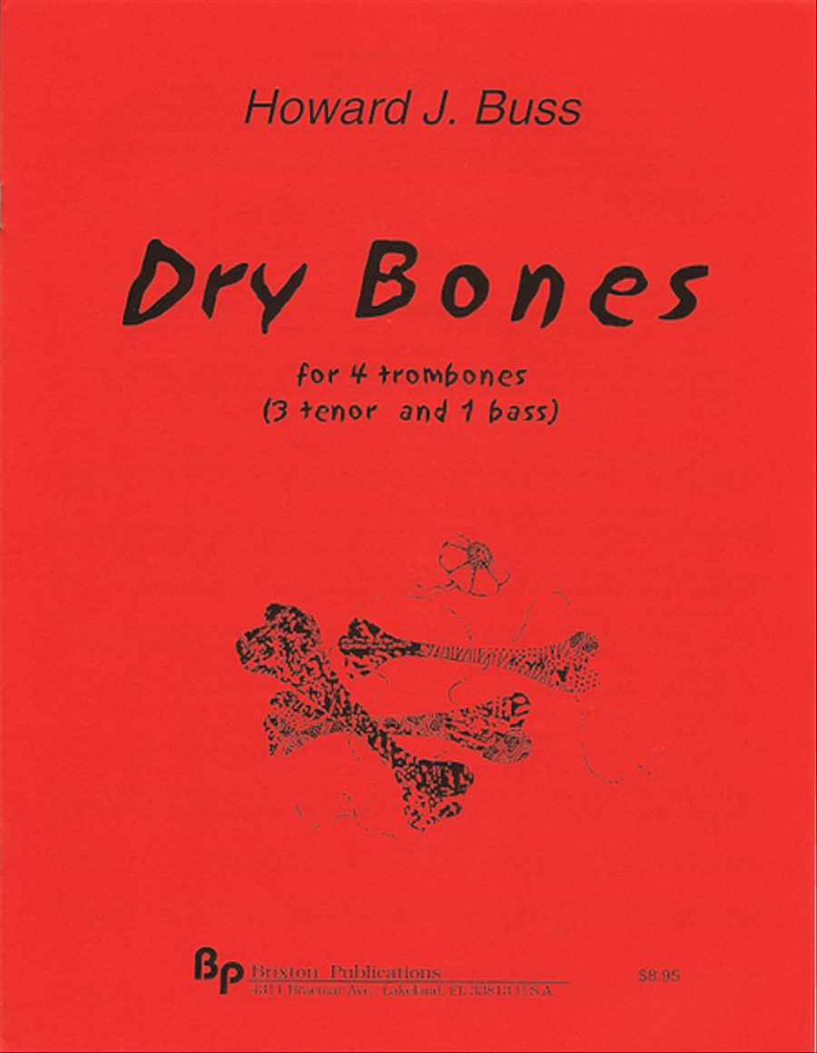 Dry Bones Trombone Quartet scores gallery preview page 1