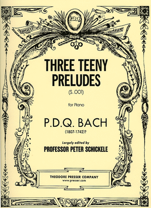 Book cover for Three Teeny Preludes