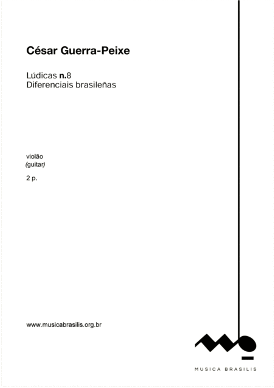 Lúdicas n.8 Guitar Solo scores gallery preview page 2
