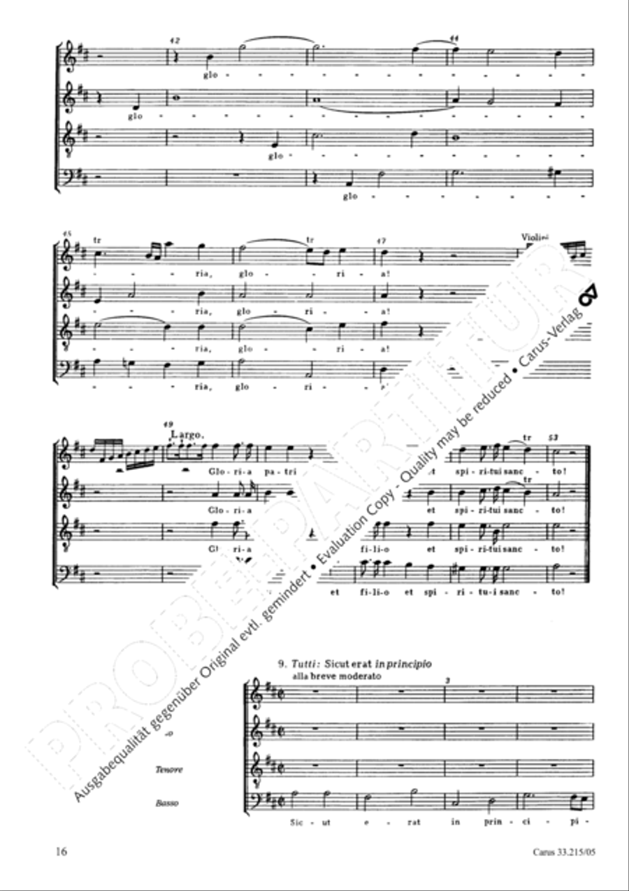 Magnificat Magnificat 4-Part scores gallery preview page 17