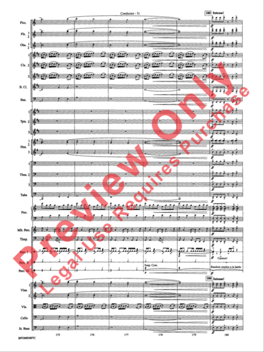 Inchon Full Orchestra scores gallery preview page 36