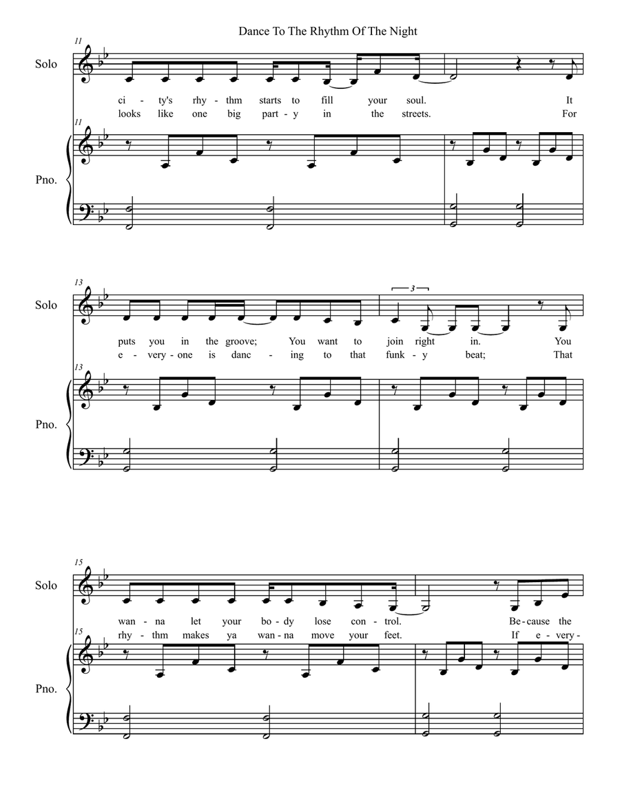 Princess Aleia (Sleeping Beauty): the musical (Piano/Vocal Score) Choir scores gallery preview page 3