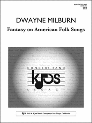 Book cover for Fantasy on American Folk Songs - Score