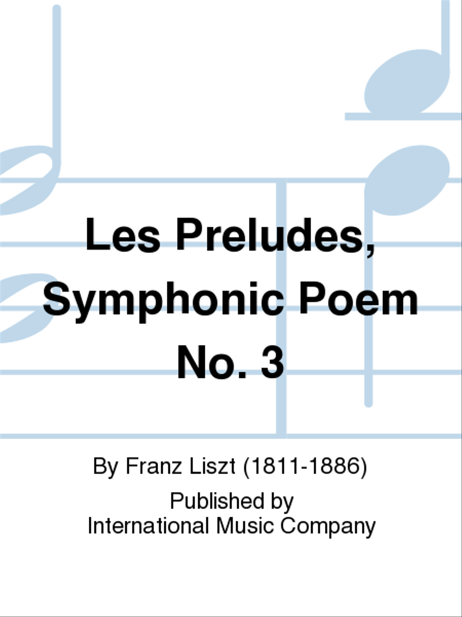 Les Preludes, Symphonic Poem No. 3 Piano Solo scores gallery preview page 1