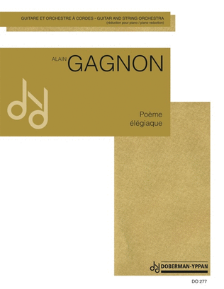 Book cover for Poeme elegiaque (guitar) (pno red)