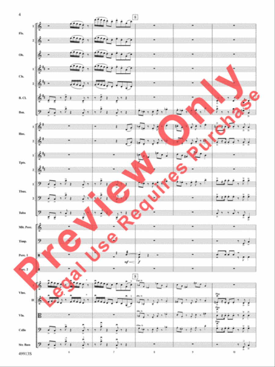 Fantastic Beasts -- The Secrets of Dumbledore Full Orchestra scores gallery preview page 5