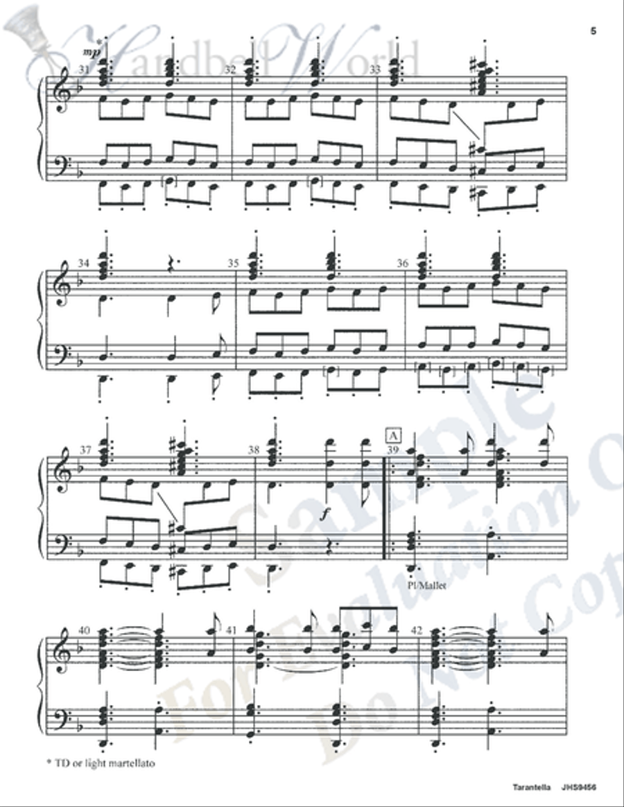 Tarantella 5-Octaves scores gallery preview page 4