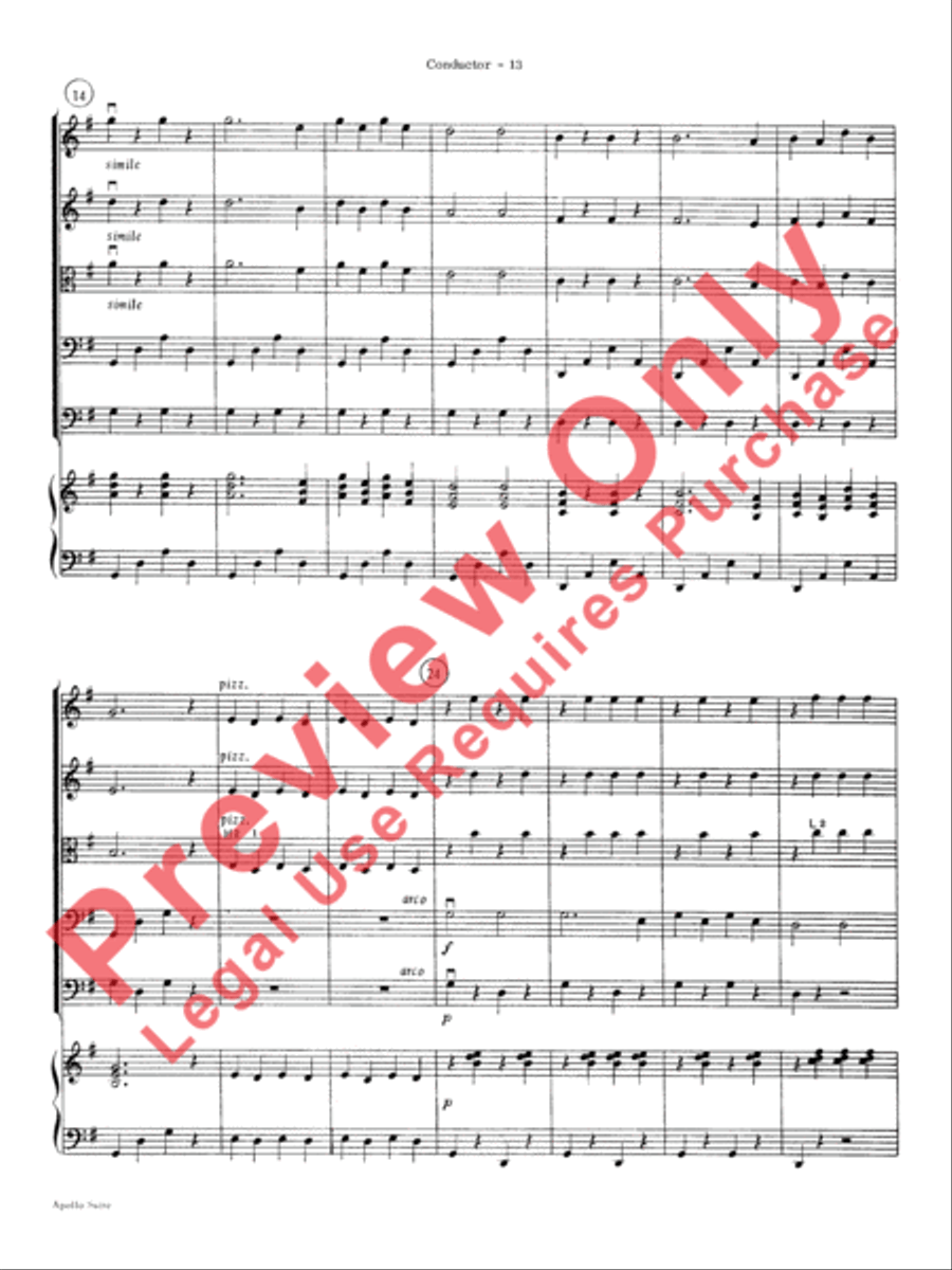 The Apollo Suite String Orchestra scores gallery preview page 16