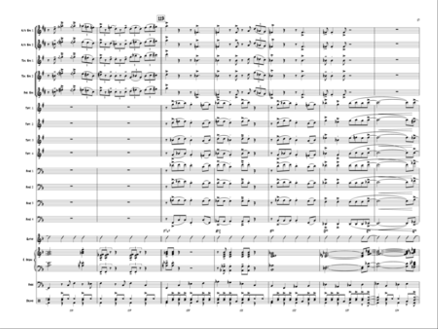 Sax Education Jazz Ensemble scores gallery preview page 18
